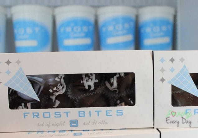 Want your Gelato to-go? Try some Frost Bites. How cute!