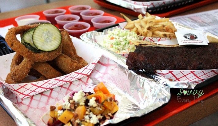 Check out these tasty, organic and locally-sourced ribs and sides at Joe's!