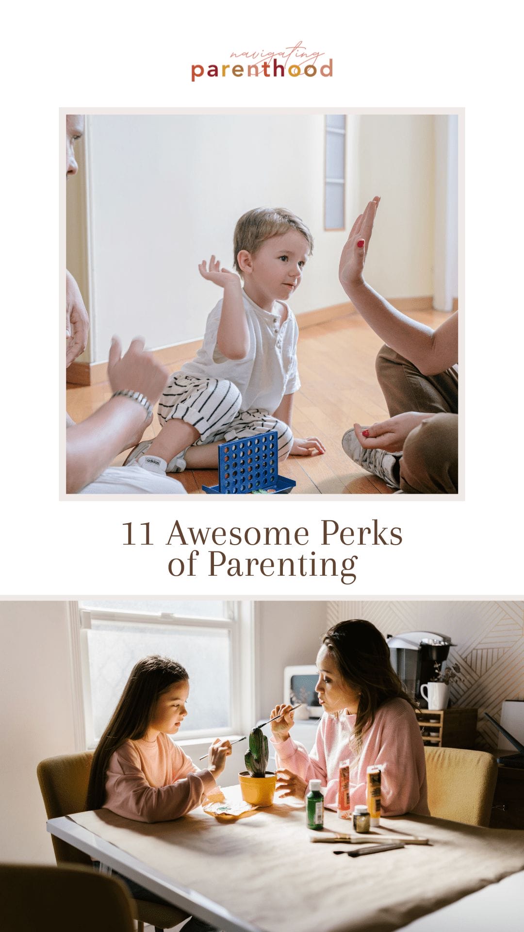 perks of parenting pin