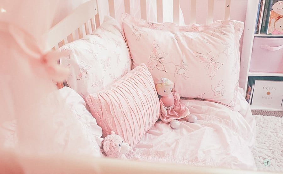 Image showing bedding on princess bed