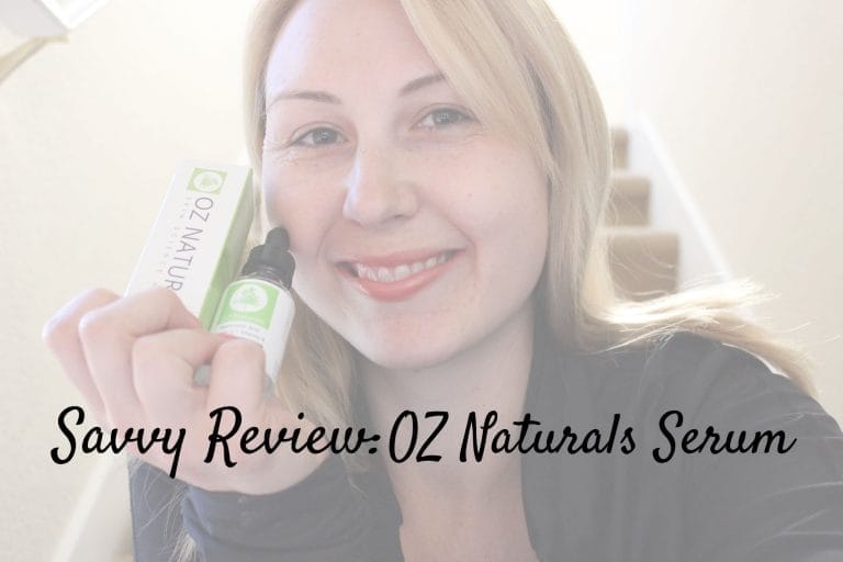 Savvy (Beauty) Review: OZ Naturals Professional Moisturizing Serum