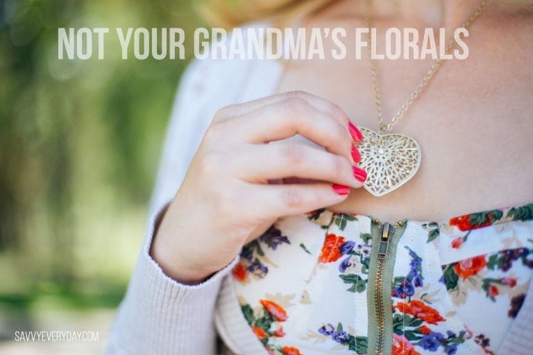 Mama Style: Not Your Grandma’s Florals