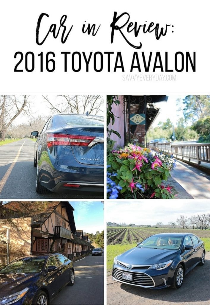 collage of 2016 Toyota Avalon pics