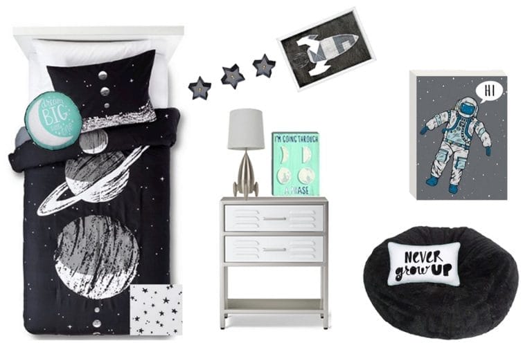 Outer Space Kids Room Design