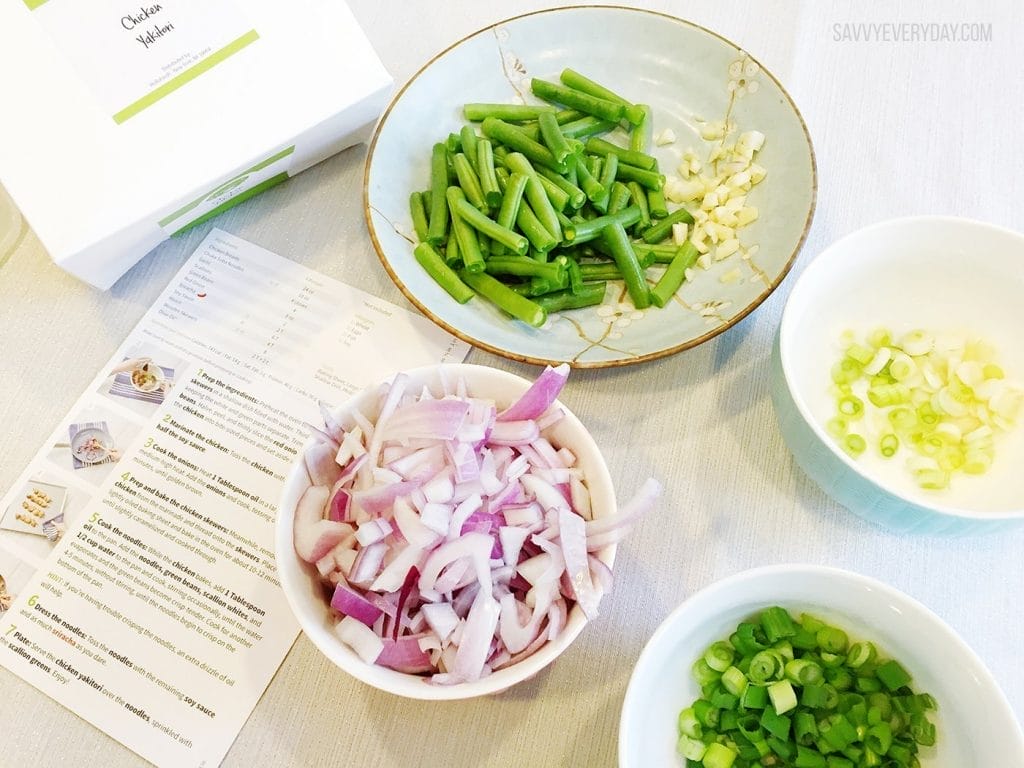 HelloFresh prep table