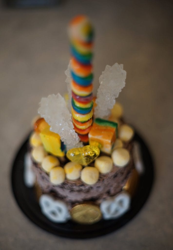 woodland birthday smash cake