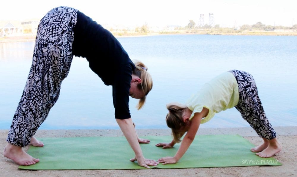 downward dog yoga pose