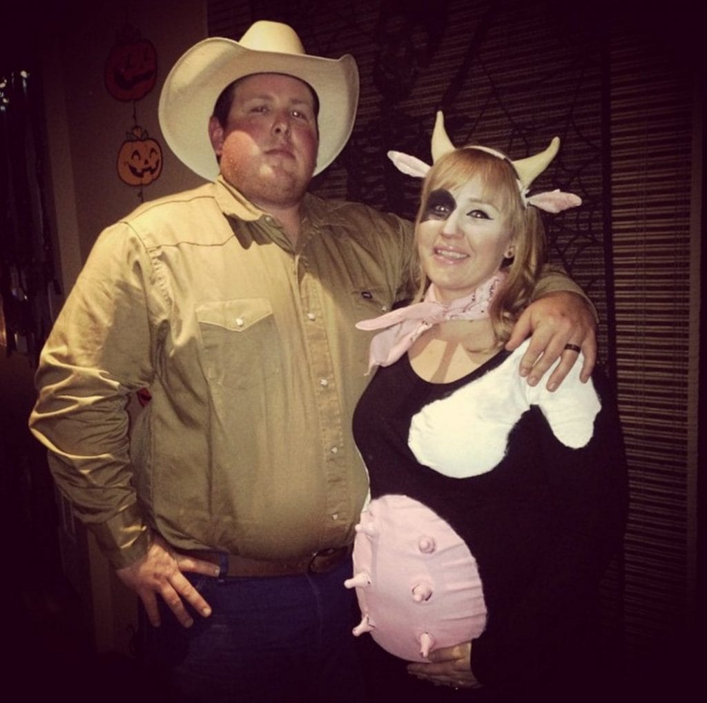 cow pregnancy costume