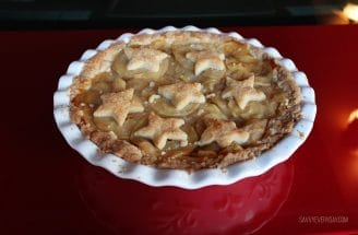 apple pie from above