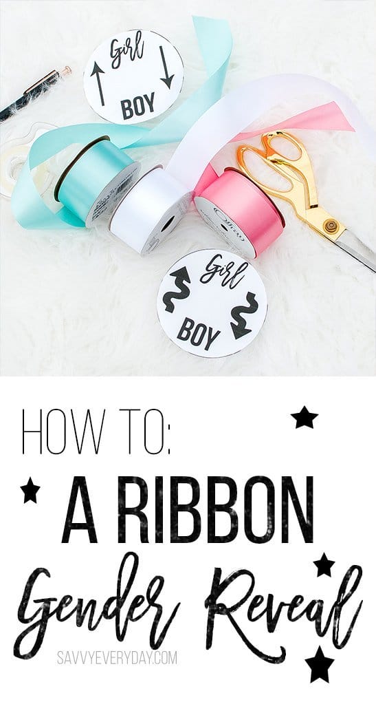 How To Make a Ribbon Gender Reveal
