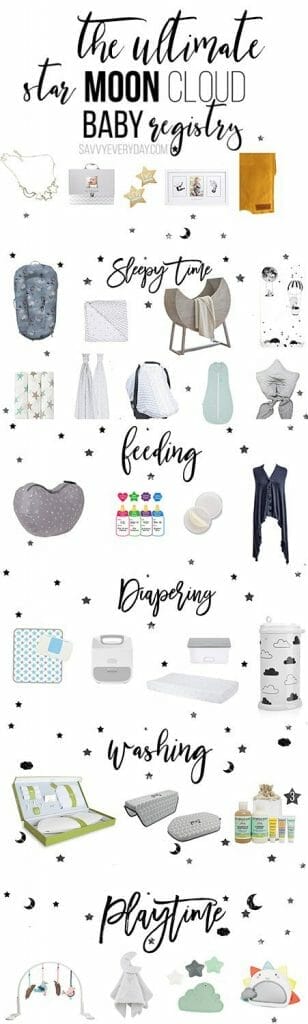 The Ultimate Star Moon and Cloud Baby Registry