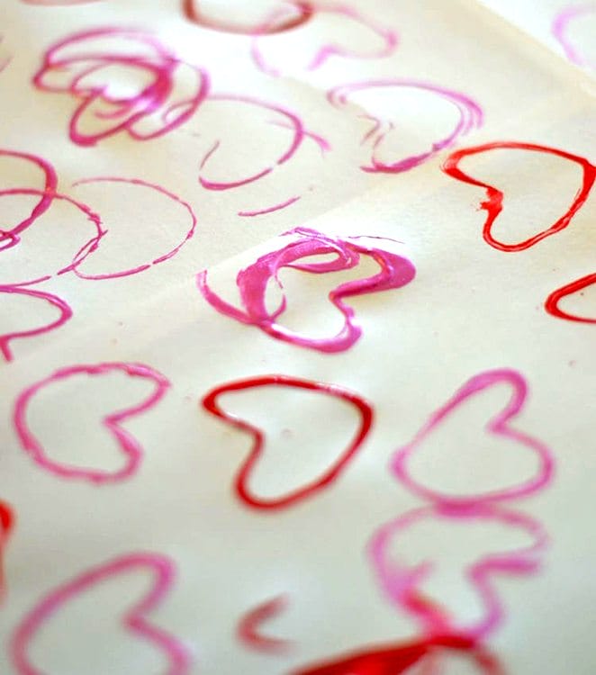Heart stamps