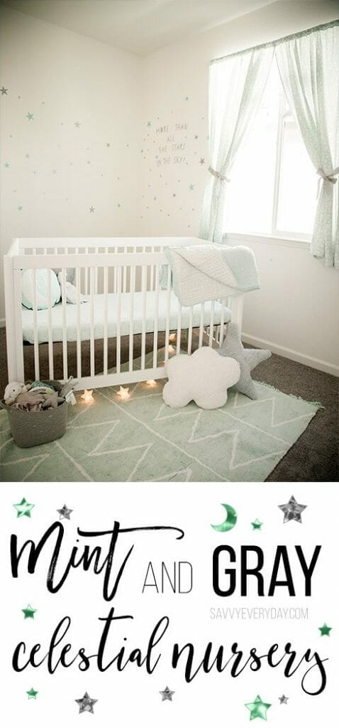 Moon Design Grey Color Cartoon Print Baby Nest - New Comers