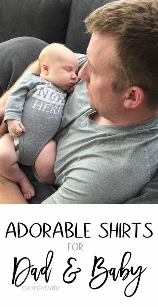 Adorable Shirts for Dad and Baby