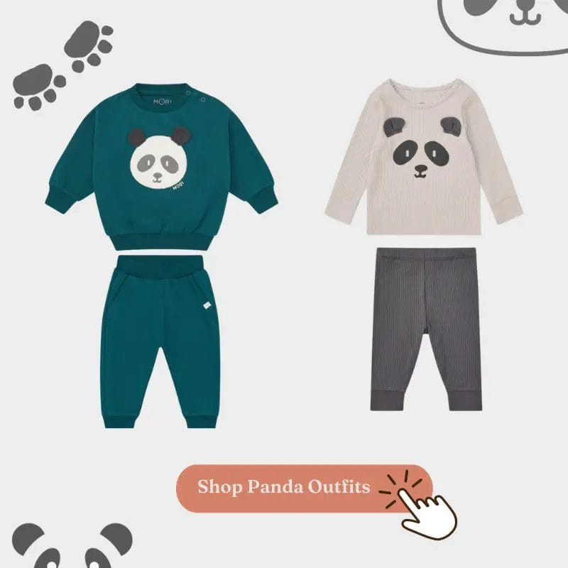 Baby Mori panda clothes