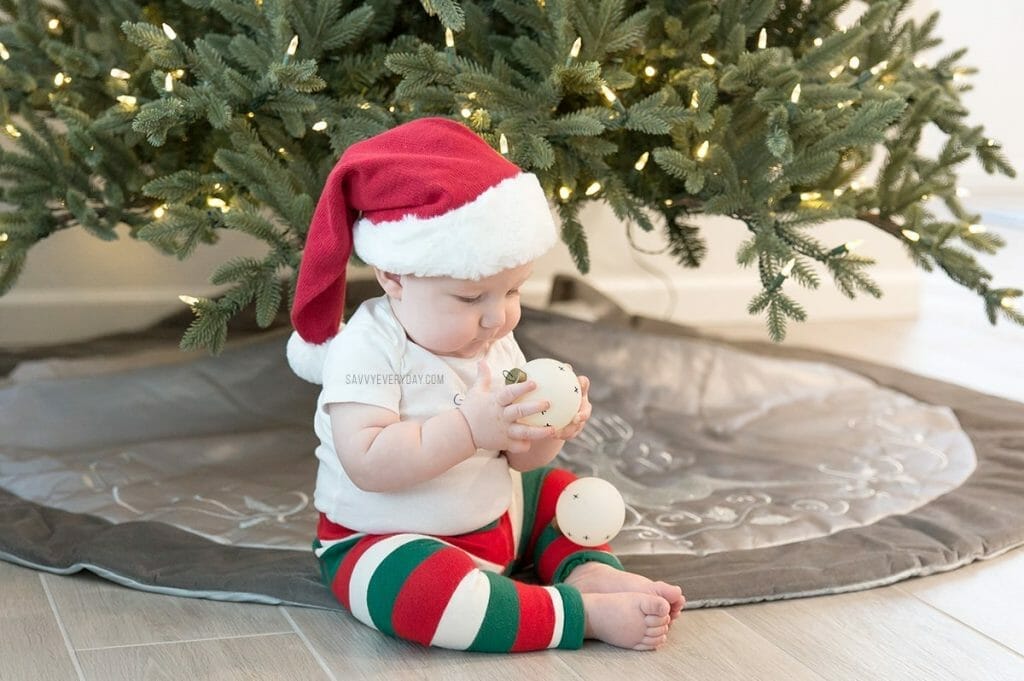 R with ornament - baby proof christmas decorating