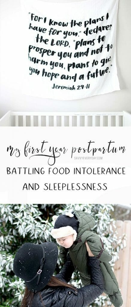 My First Year Postpartum: Battling Food Intolerance and Sleeplessness