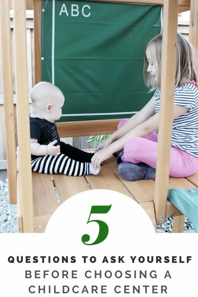 5 questions to ask yourself before choosing a childcare center