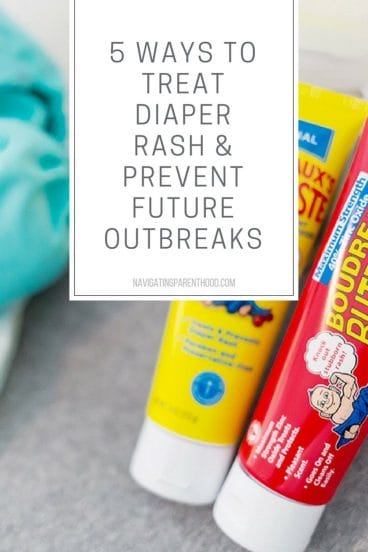5 Ways to Treat Diaper Rash & Prevent Future Outbreaks Pinterest Image