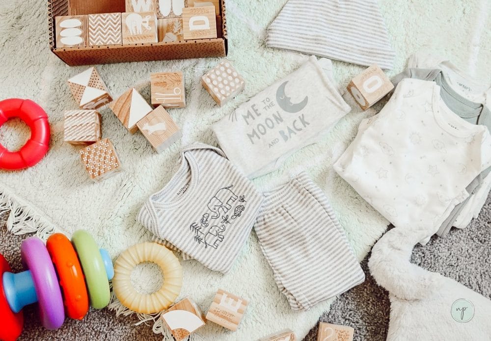 baby clothes and toys