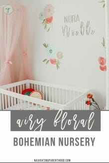 Airy Floral Bohemian Nursery