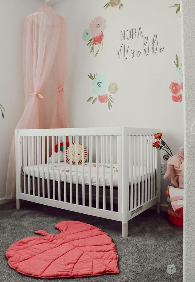 Noras floral bohemian nursery room