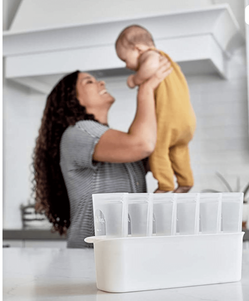 Zip Top breastmilk storage bags on Amazon