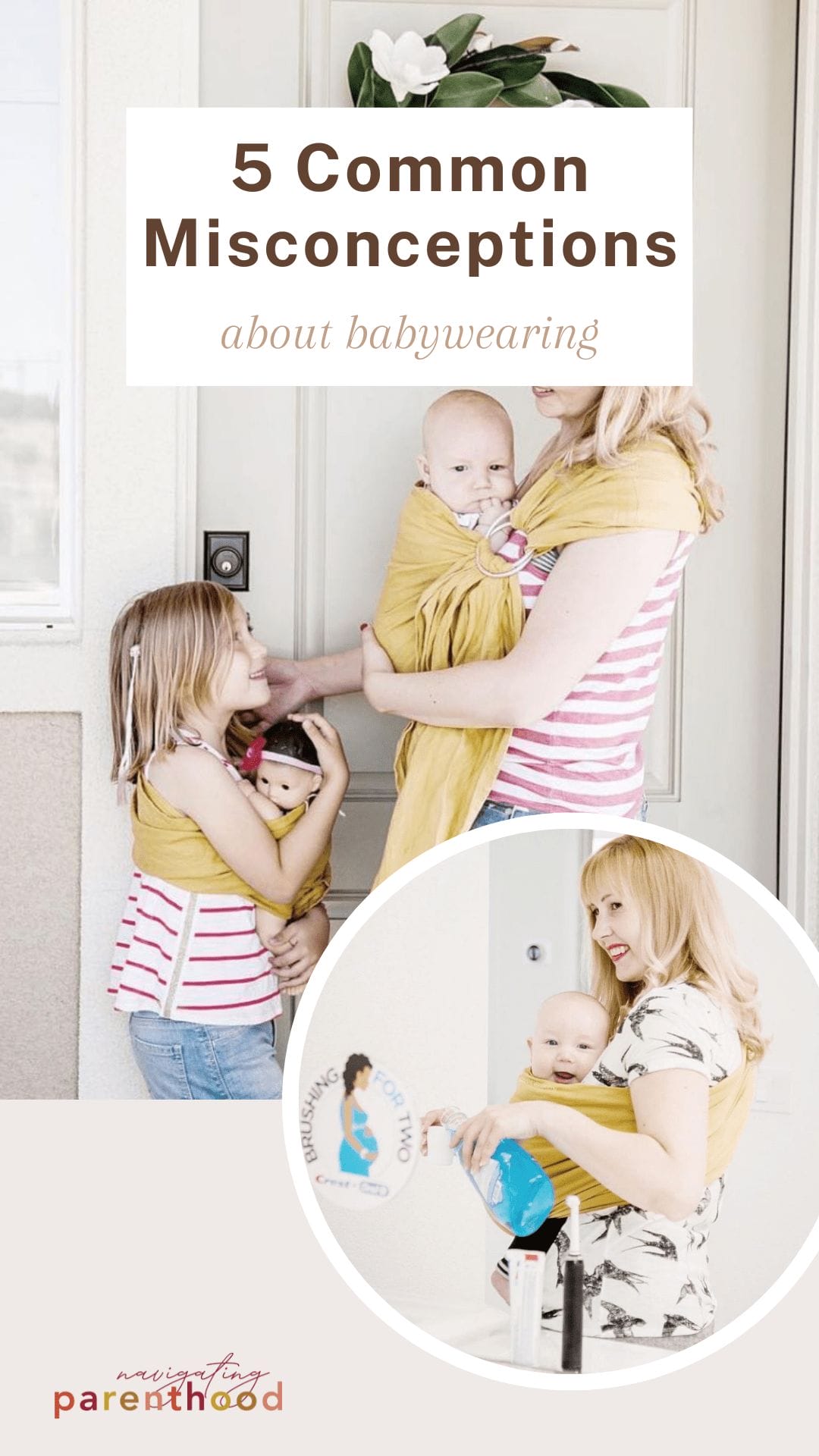 5 Misconceptions About Babywearing for New Moms