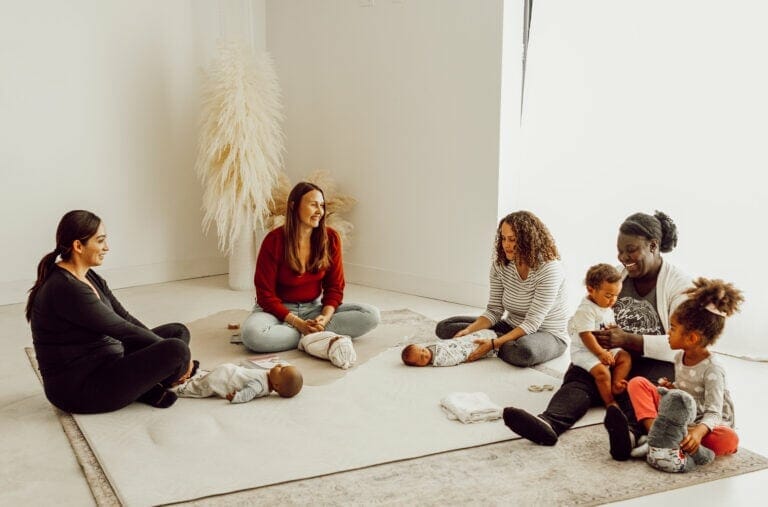 infant massage group class