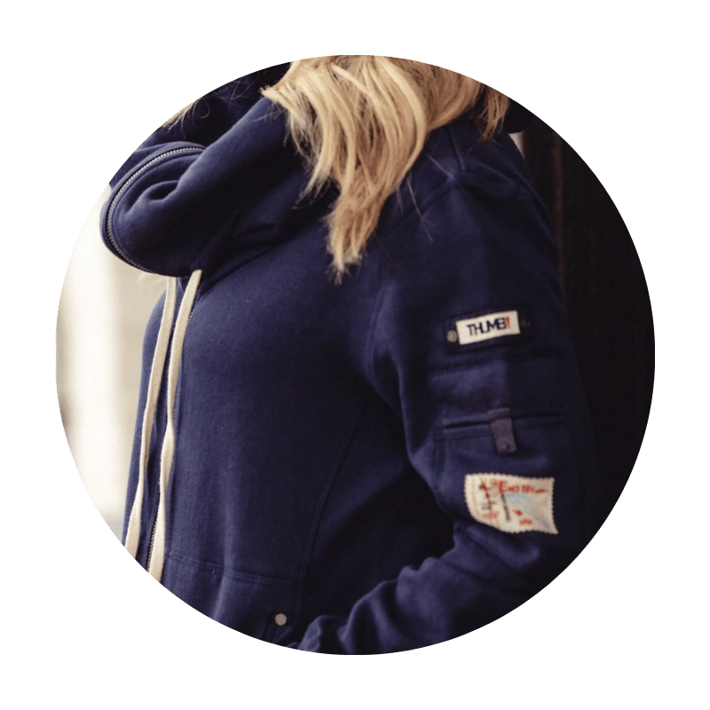 thumb united hoodie for postpartum moms