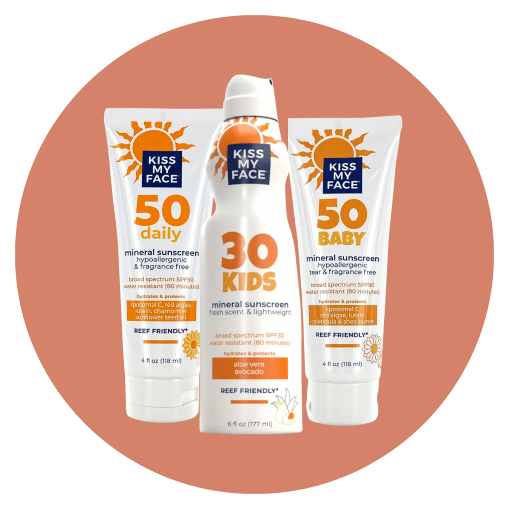 Kiss My Face Sun Protection for family travel