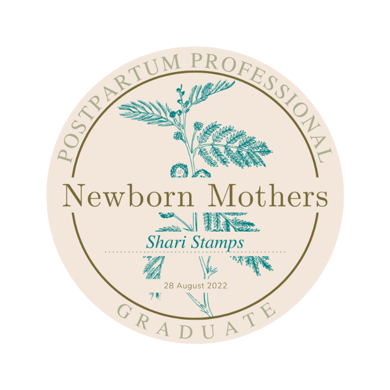 Newborn Mothers Postpartum Professional seal