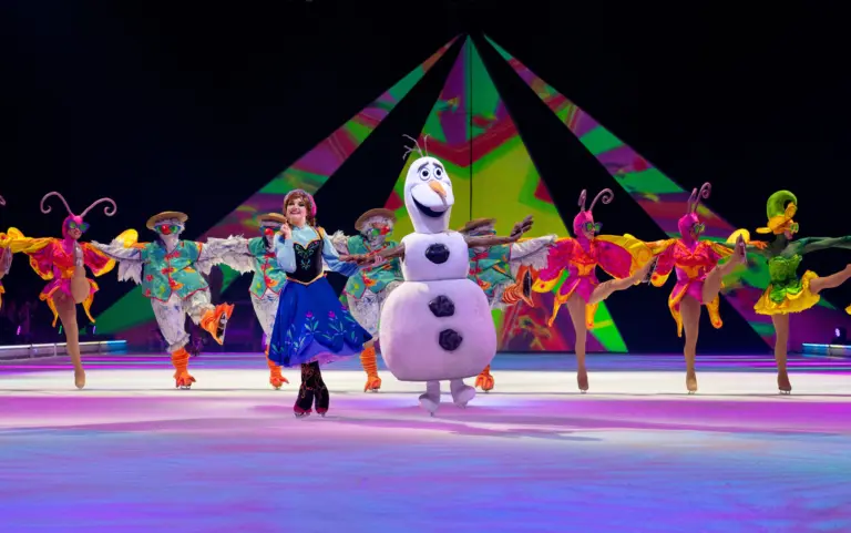 DOI Frozen ice dancing with Olaf